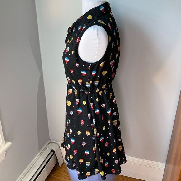 Colorful Hot Air Balloon Print Mini Dress - Picture 3 of 10